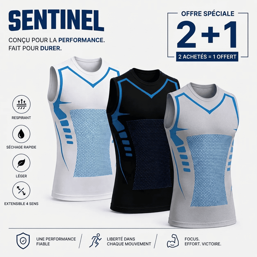 Débardeur de compression gainant Sentinel